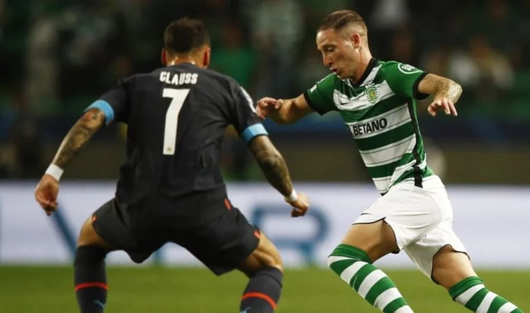 UEFA Şampiyonlar Ligi'nde Marsilya, Sporting'i 2 golle geçti!