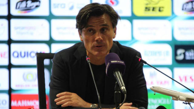 Vincenzo Montella: 3 puan alamadığımız için çok üzgünüz