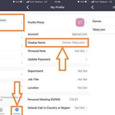 Zoom İsim Değiştirme Nasıl Yapılır?