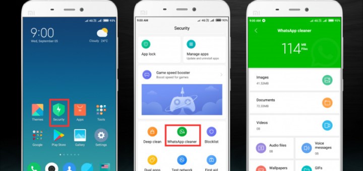 Xiaomi Telefonların Şimdi MIUI 10’da WhatsApp Cleaner Özelliği Var